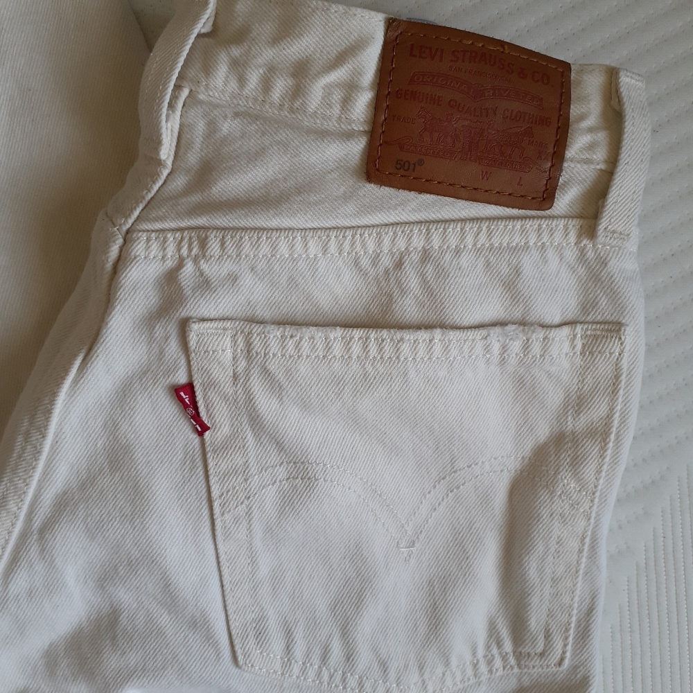 Levis Straus white jean